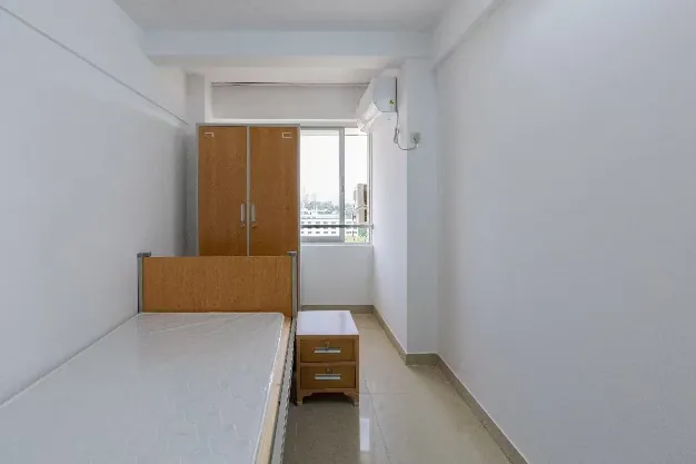International student dormitory room at South China Normal University