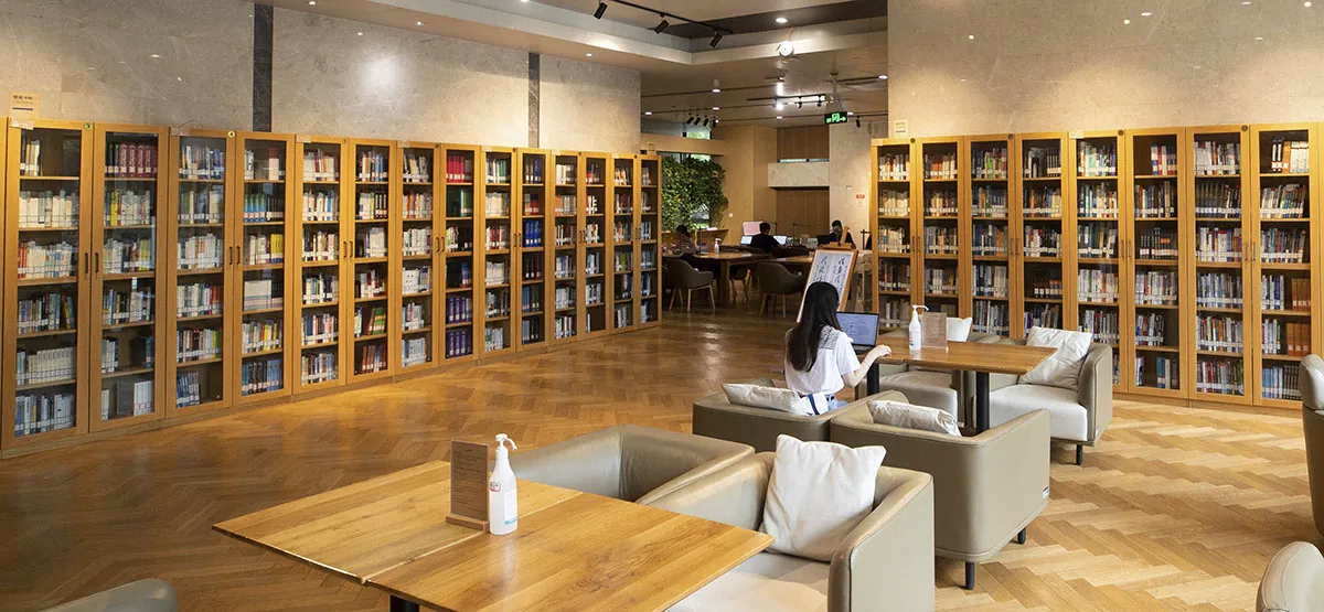 Library study space at Westlake University