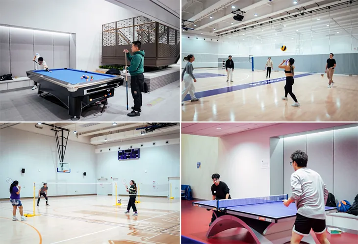 Sports and fitness facilities at New York University Shanghai