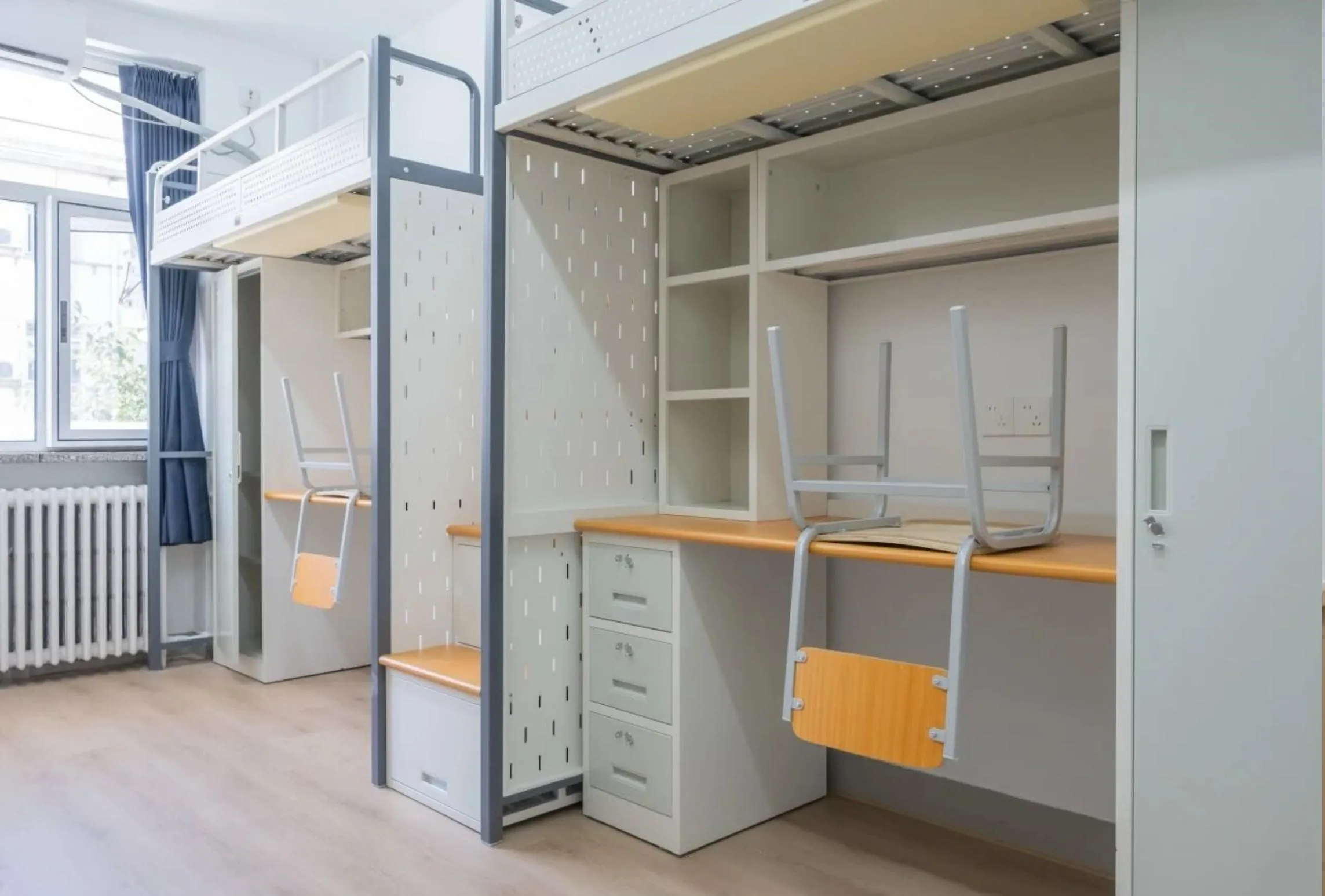 International student dormitory room at Shanghai University of International Business and Economics