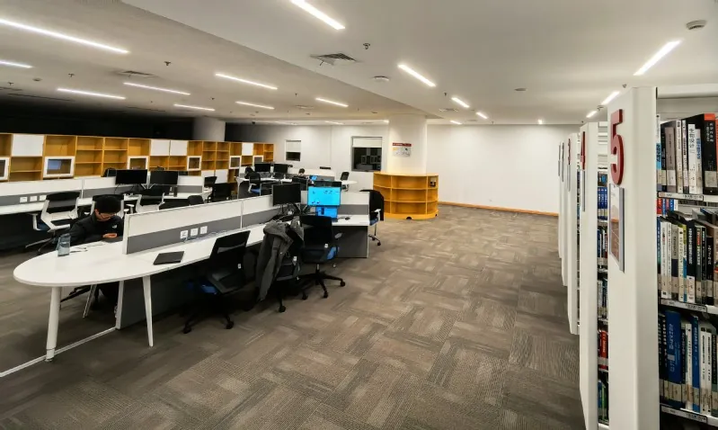 ShanghaiTech University library reading room