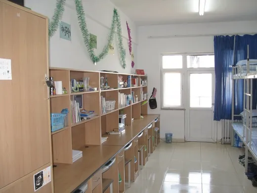 International student dormitory room at Tianjin University of Science and Technology